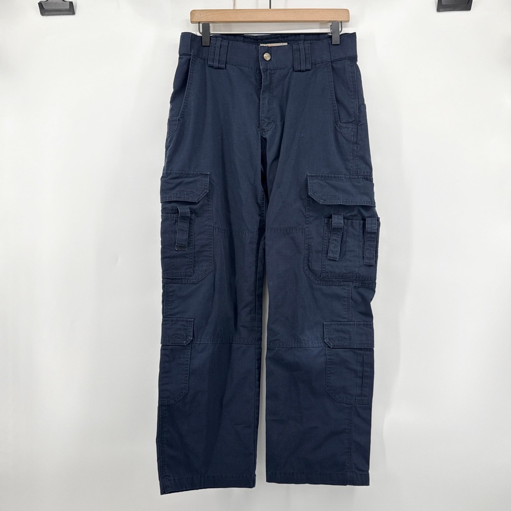 5.11 Tactical Cargo Pants Womens‎ Size 10 Regular Navy Blue Utility Work